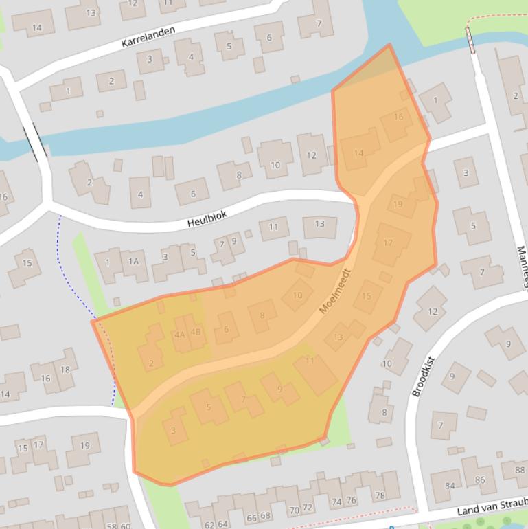 Kaart van postcodegebied 4464JM.