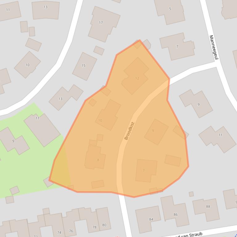 Kaart van postcodegebied 4464JP.