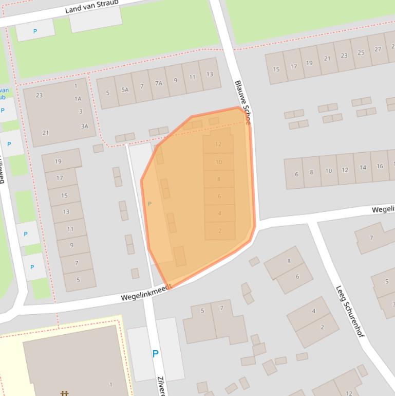 Kaart van postcodegebied 4464JT.