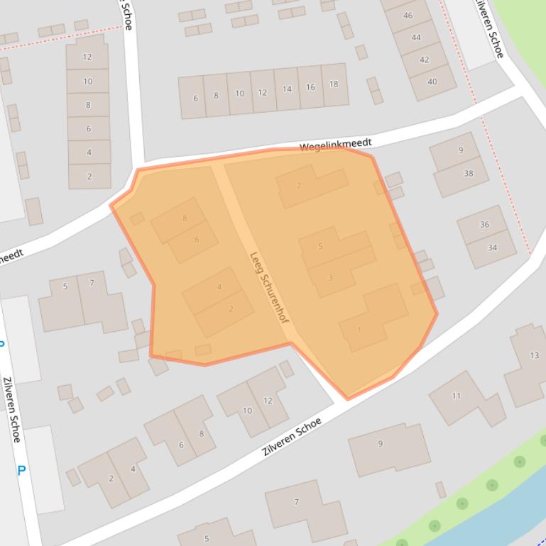 Kaart van postcodegebied 4464JV.