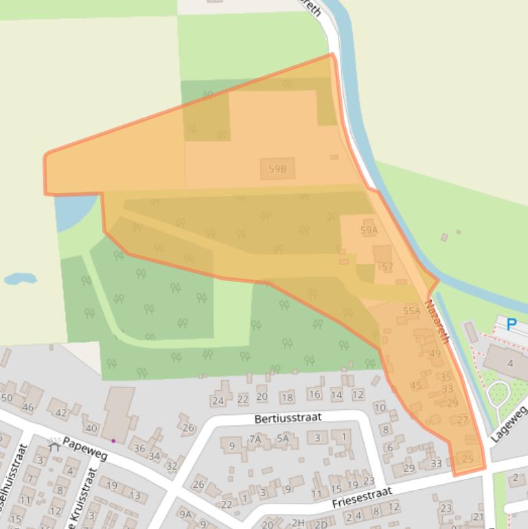 Kaart van postcodegebied 4471AB.