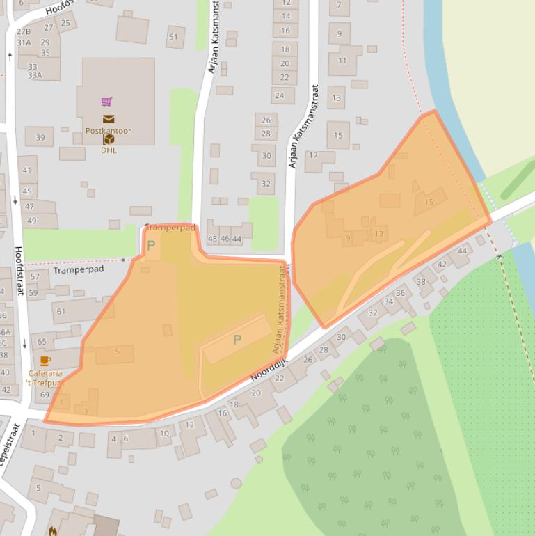 Kaart van postcodegebied 4471AK.