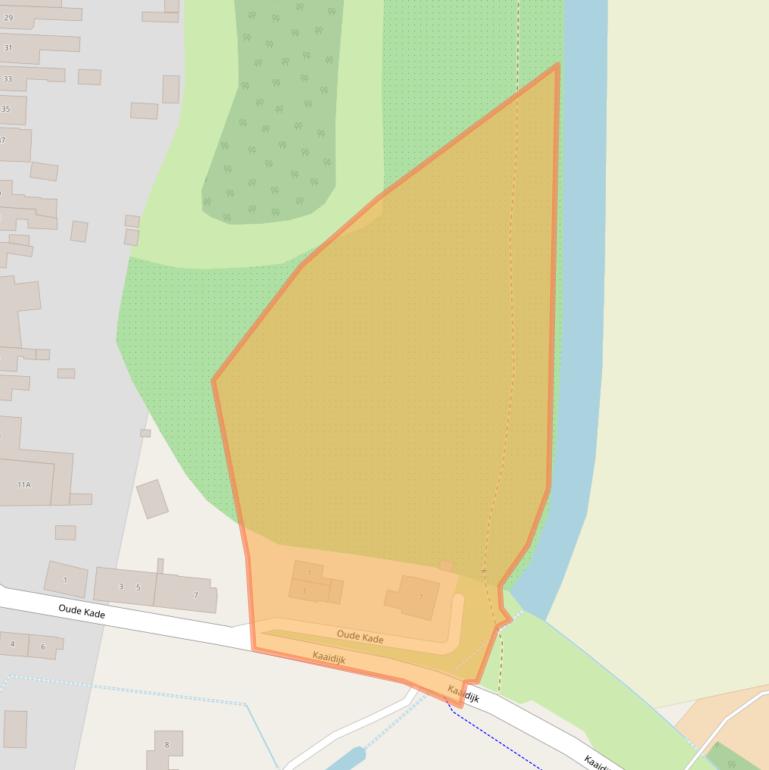 Kaart van postcodegebied 4471AS.