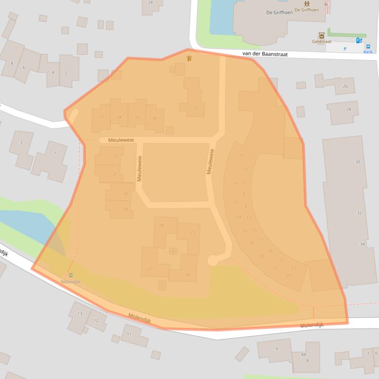 Kaart van postcodegebied 4471CX.