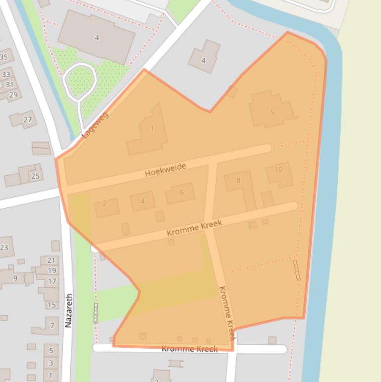 Kaart van postcodegebied 4471DD.