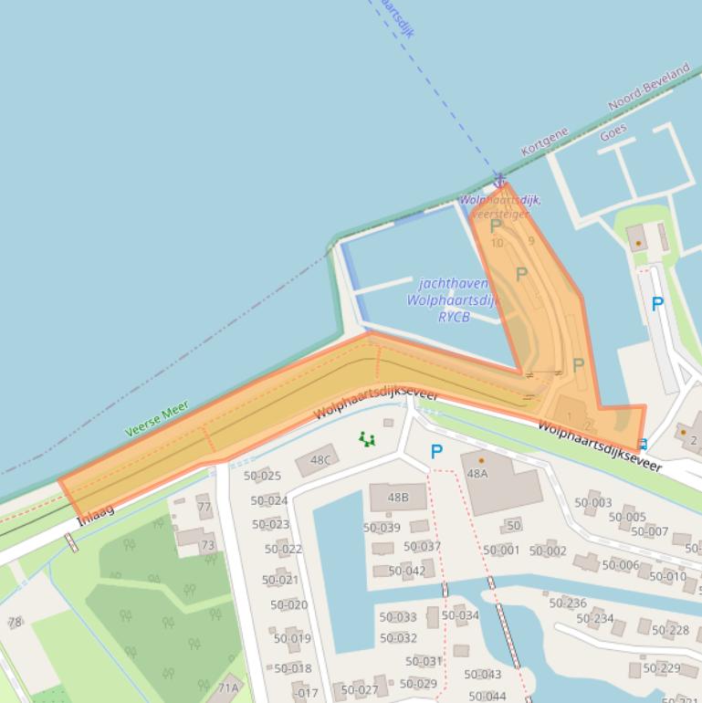 Kaart van postcodegebied 4471ND.