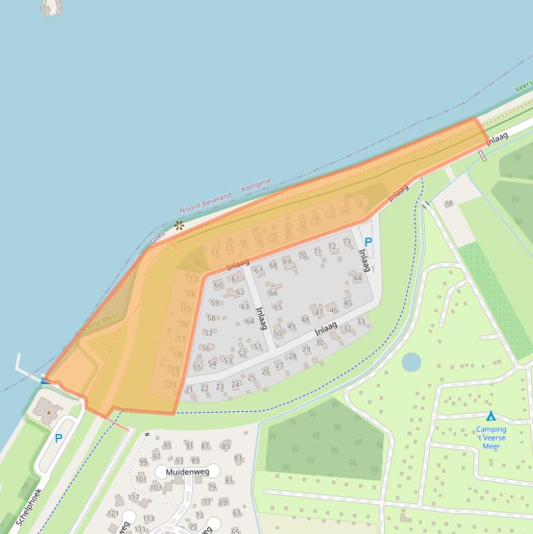 Kaart van postcodegebied 4471NH.