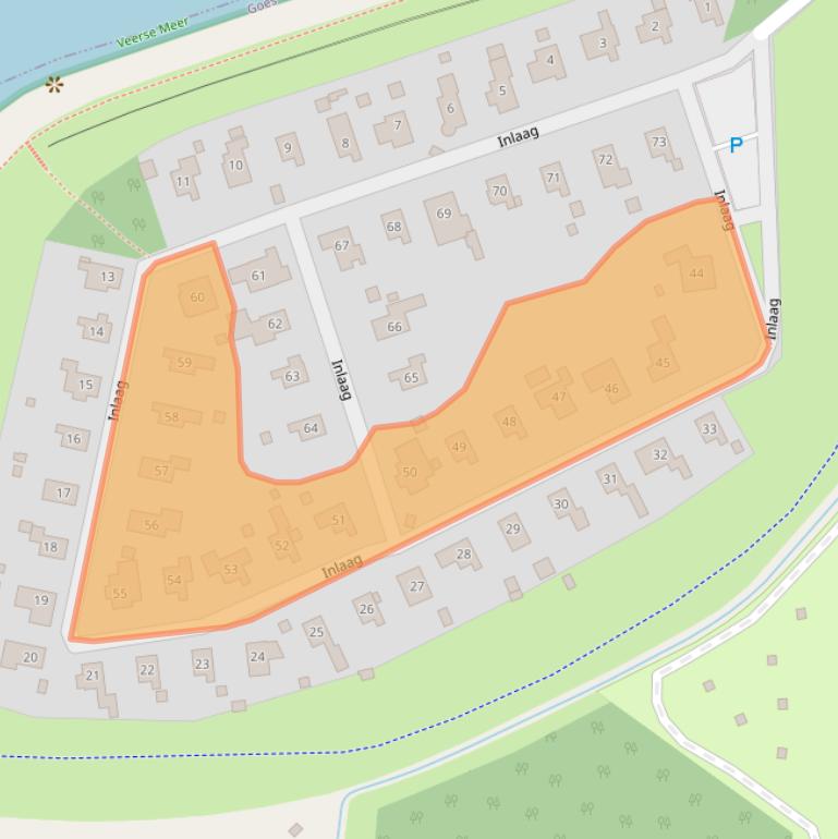 Kaart van postcodegebied 4471NK.
