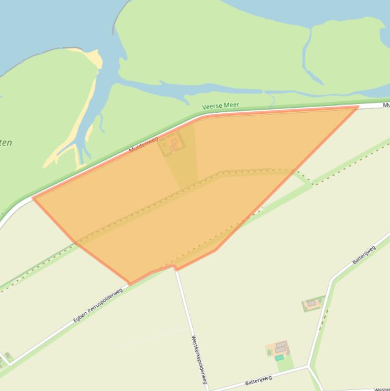 Kaart van postcodegebied 4471NN.