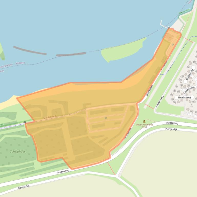 Kaart van postcodegebied 4471NP.