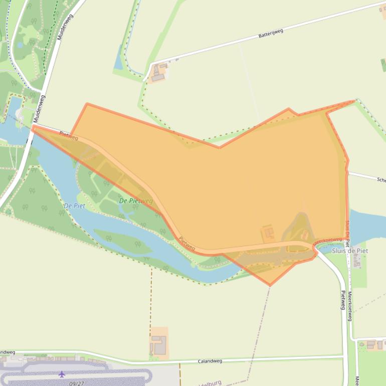 Kaart van postcodegebied 4471NR.