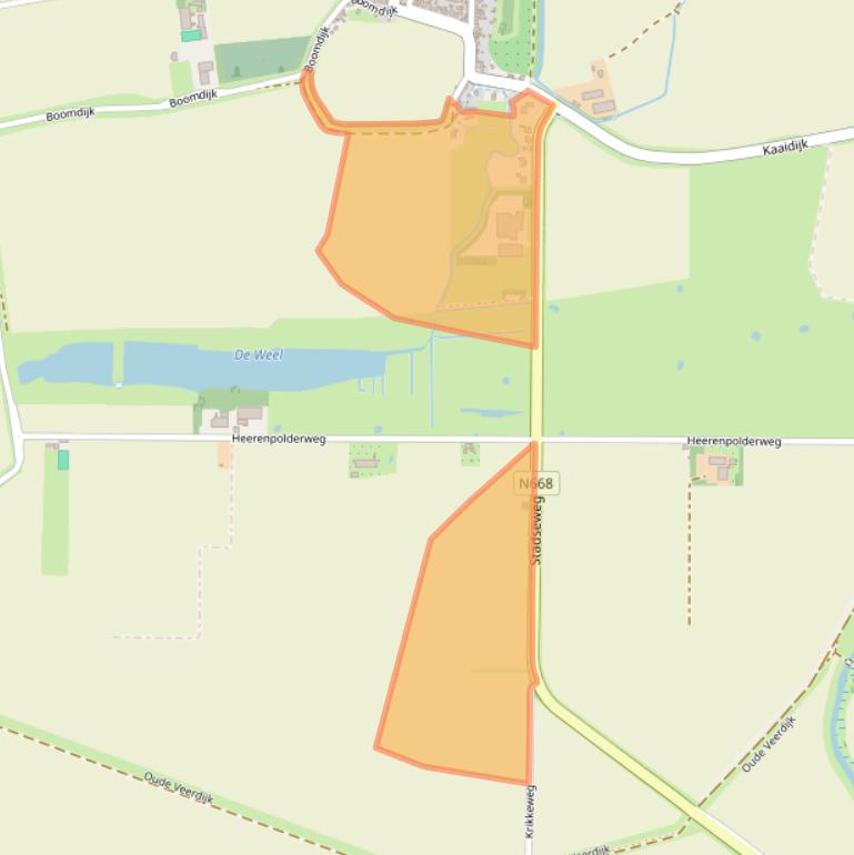 Kaart van postcodegebied 4471PD.