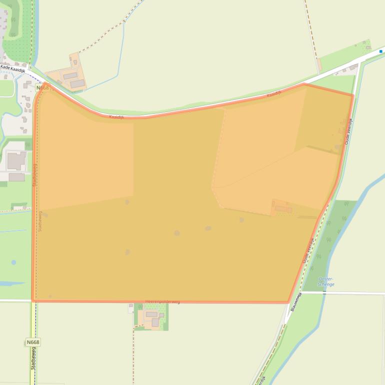 Kaart van postcodegebied 4471PG.