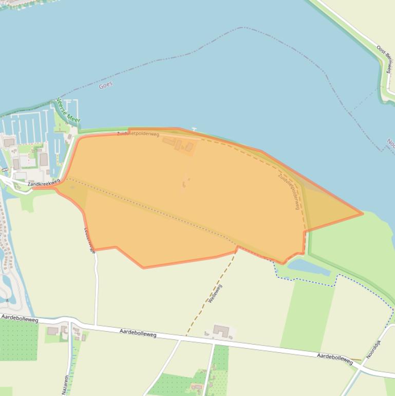 Kaart van postcodegebied 4471PN.