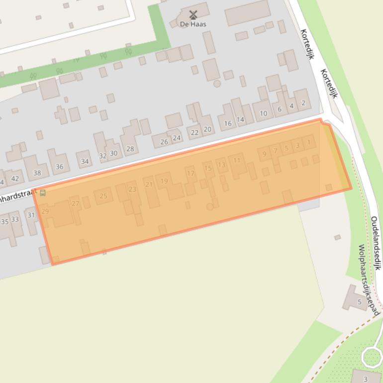 Kaart van postcodegebied 4471PW.