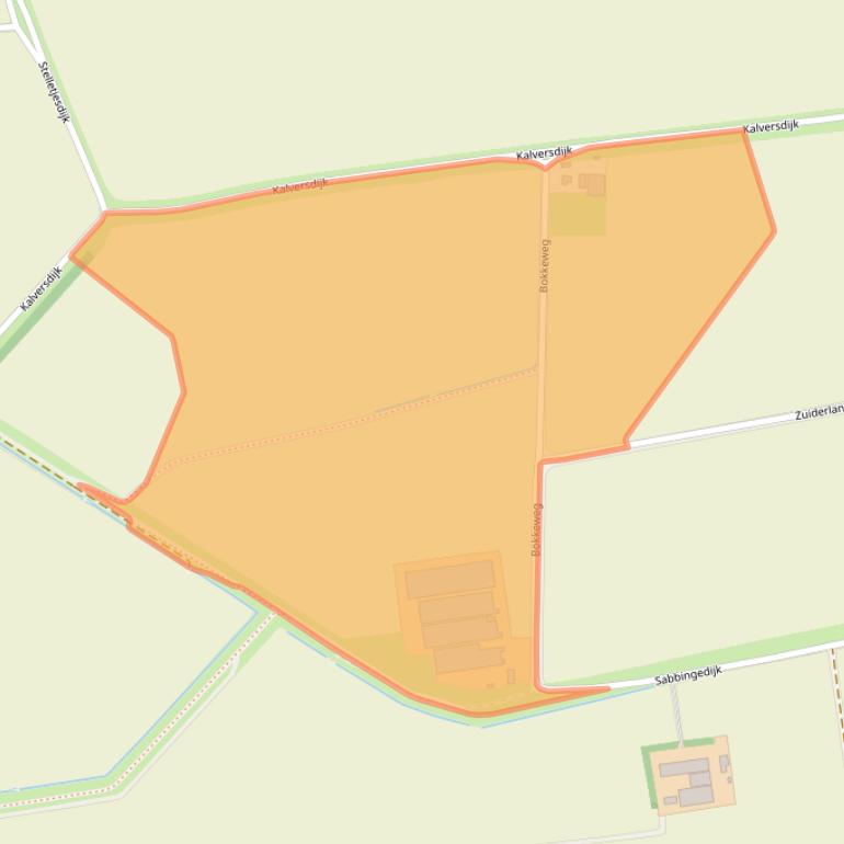 Kaart van postcodegebied 4471RL.