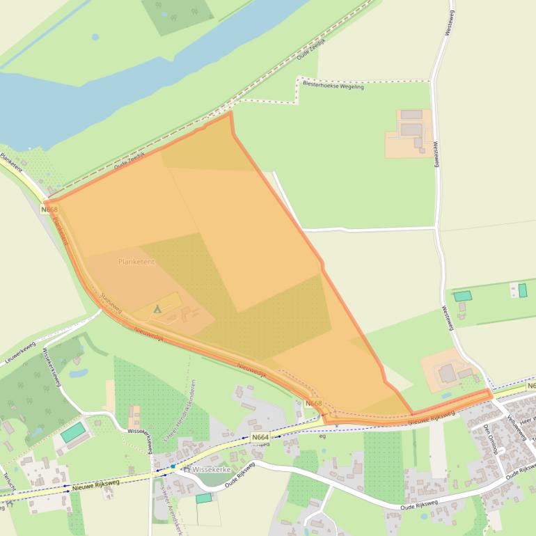 Kaart van postcodegebied 4471RZ.