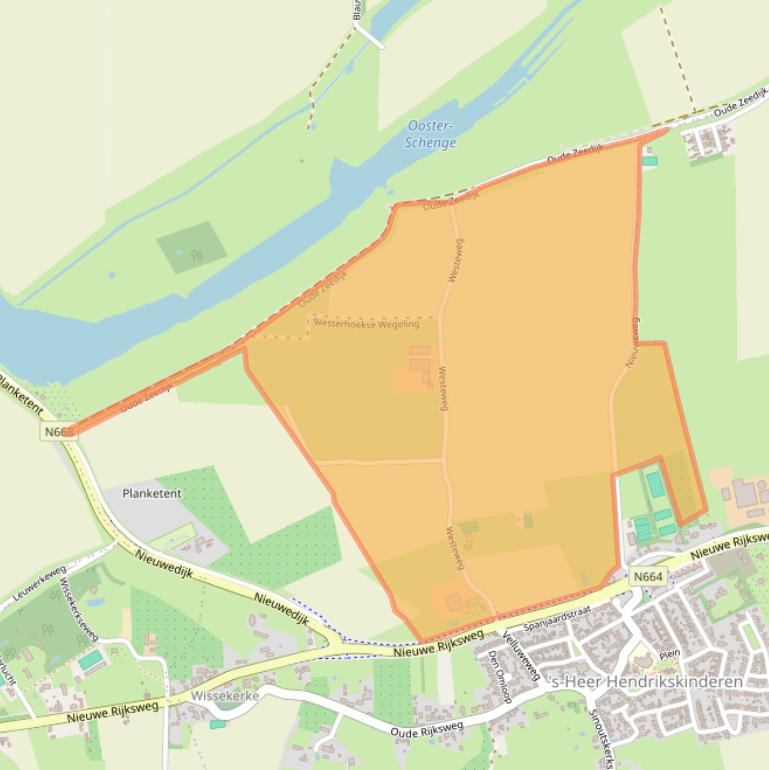 Kaart van postcodegebied 4472AC.