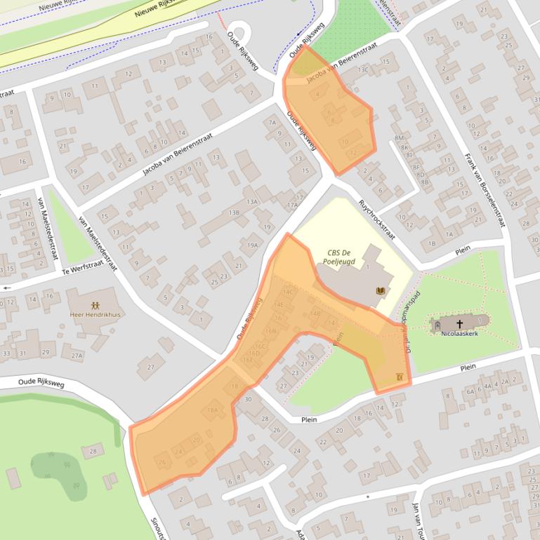 Kaart van postcodegebied 4472AG.