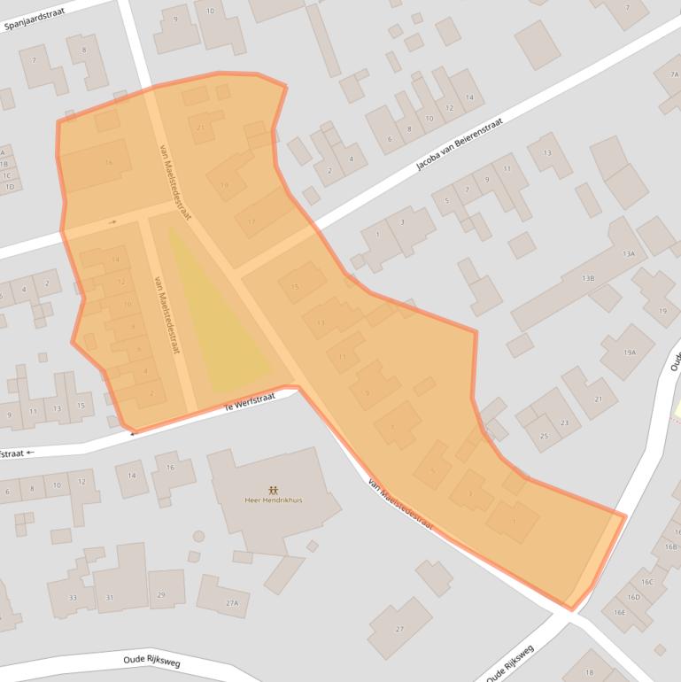 Kaart van postcodegebied 4472AS.