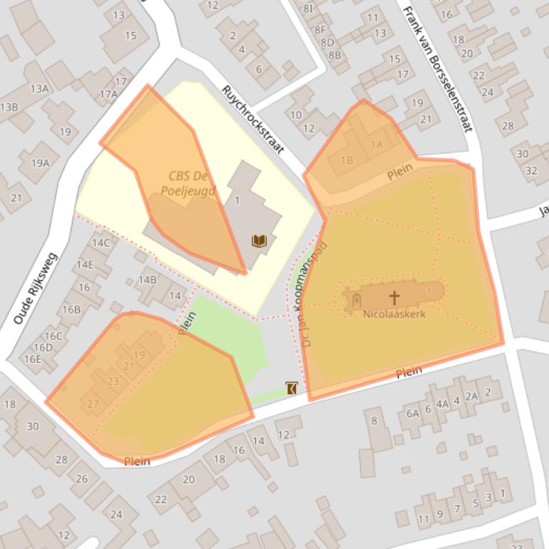 Kaart van postcodegebied 4472AT.