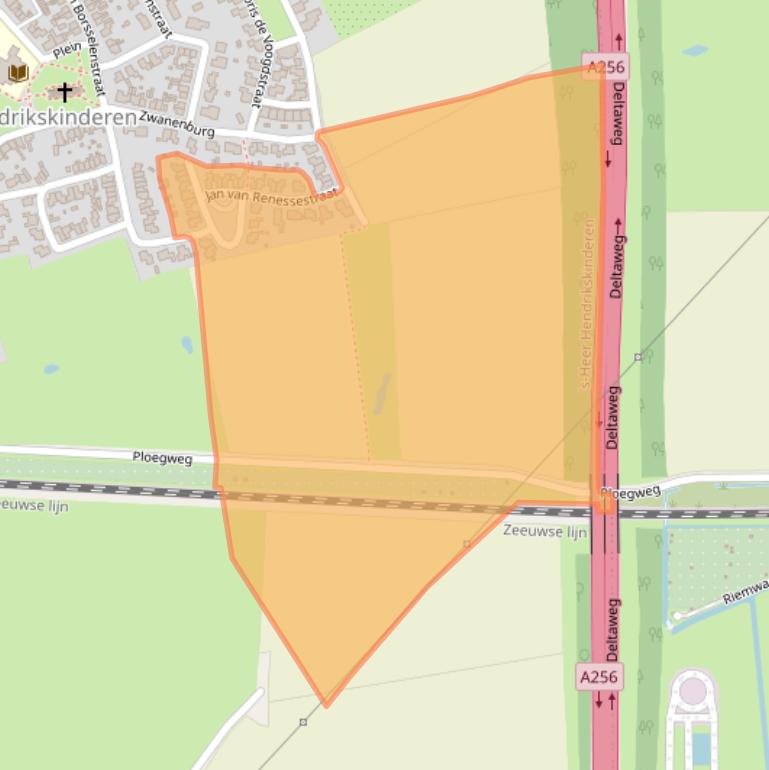 Kaart van postcodegebied 4472BK.