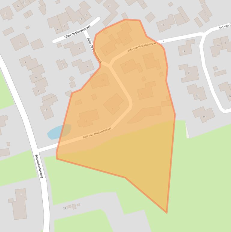 Kaart van postcodegebied 4472BL.