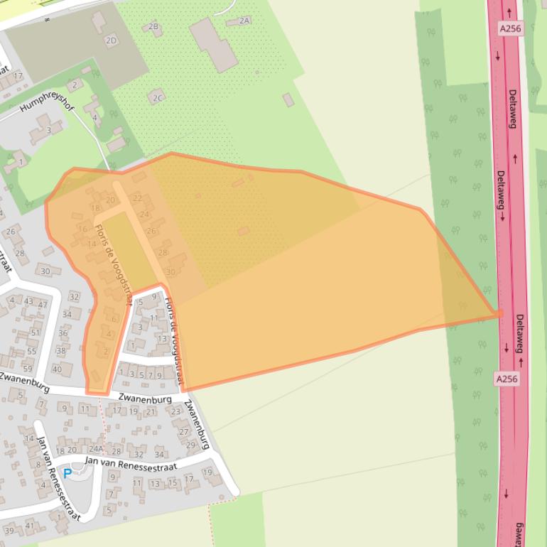 Kaart van postcodegebied 4472BS.