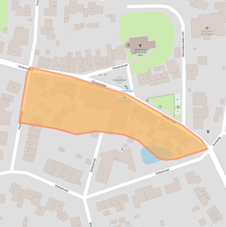 Kaart van postcodegebied 4474AE.