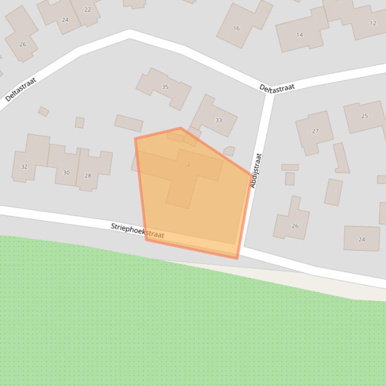 Kaart van postcodegebied 4474AJ.