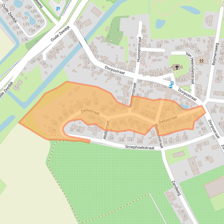 Kaart van postcodegebied 4474AK.