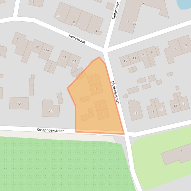 Kaart van postcodegebied 4474AL.