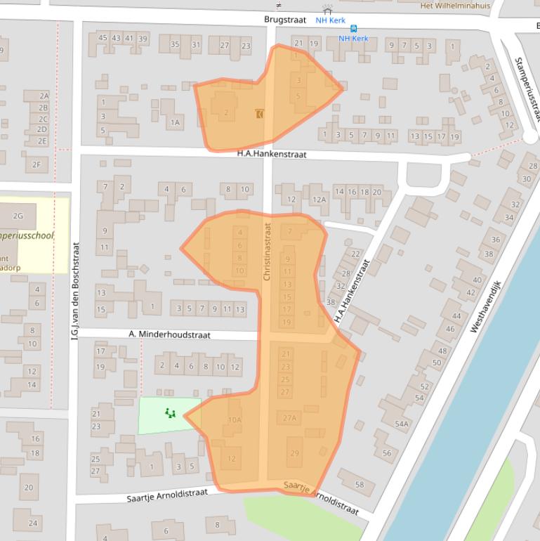 Kaart van postcodegebied 4475AG.