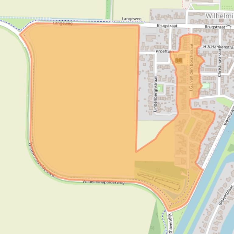 Kaart van postcodegebied 4475AL.