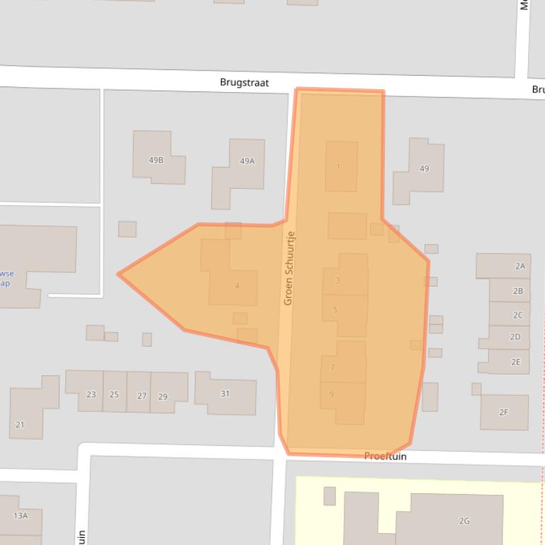 Kaart van postcodegebied 4475AV.