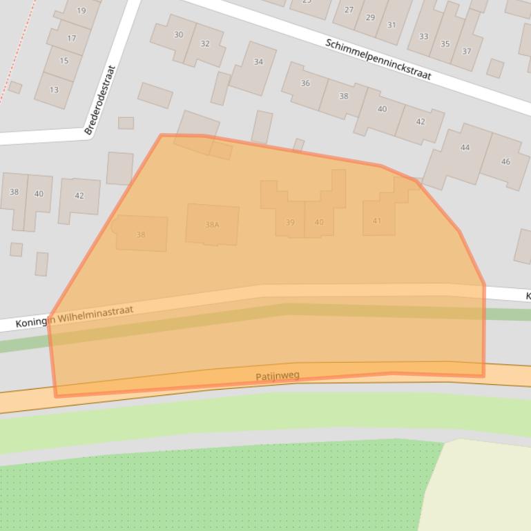 Kaart van postcodegebied 4481AC.