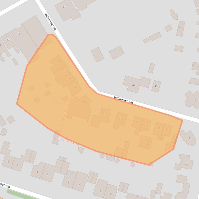 Kaart van postcodegebied 4481AS.