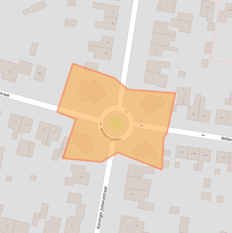 Kaart van postcodegebied 4481AV.