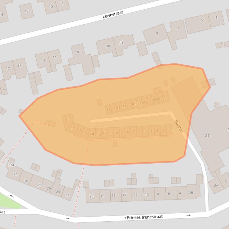 Kaart van postcodegebied 4481AX.
