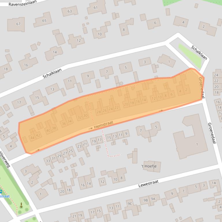 Kaart van postcodegebied 4481BM.