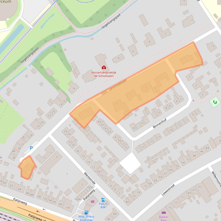 Kaart van postcodegebied 4481BR.