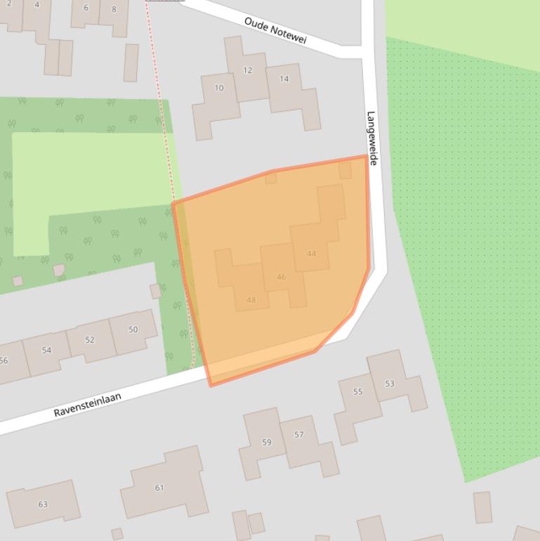 Kaart van postcodegebied 4481CK.