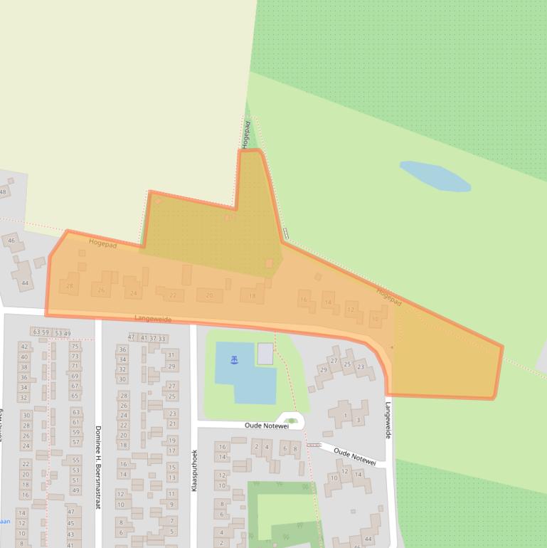 Kaart van postcodegebied 4481CP.