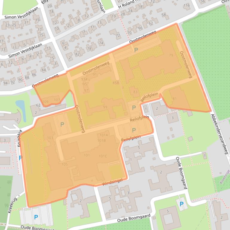 Kaart van postcodegebied 4481PM.