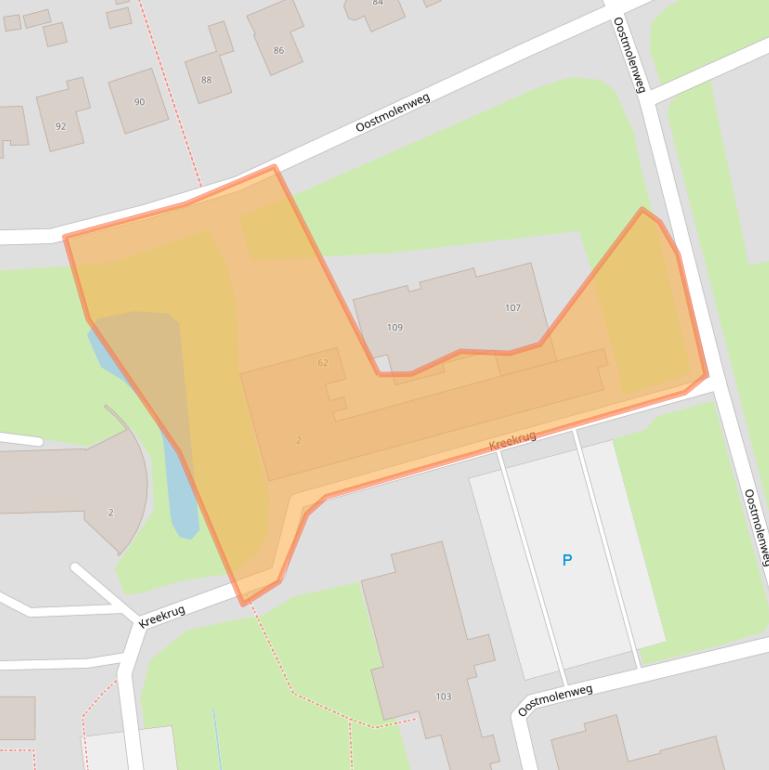 Kaart van postcodegebied 4481PN.