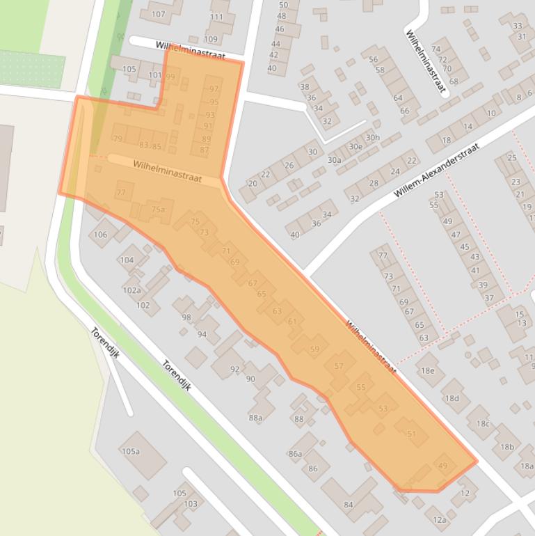 Kaart van postcodegebied 4484AC.