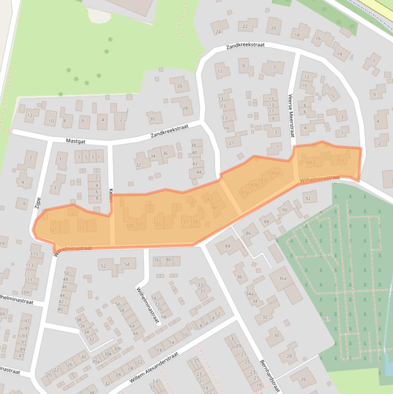 Kaart van postcodegebied 4484AE.
