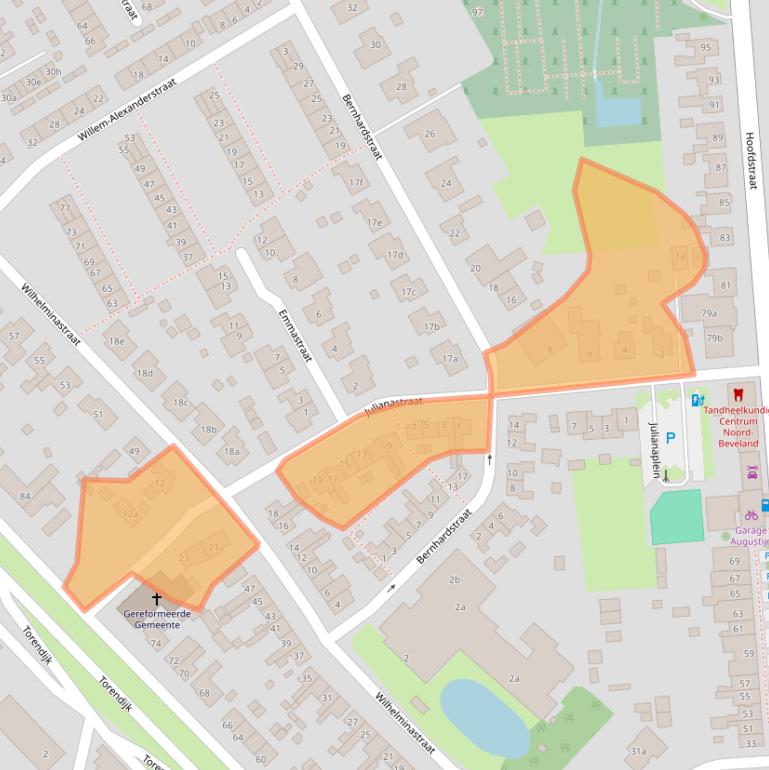 Kaart van postcodegebied 4484AK.