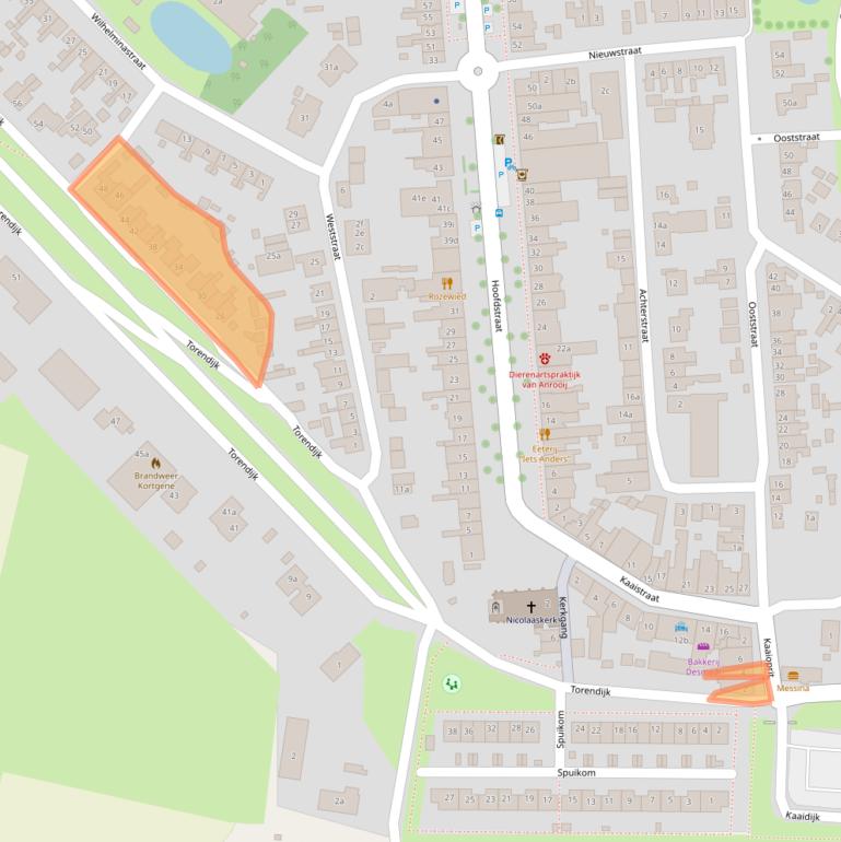 Kaart van postcodegebied 4484AT.