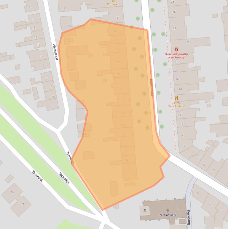 Kaart van postcodegebied 4484CA.